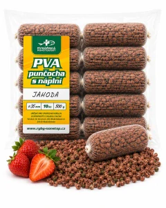 PVA punčocha s náplní Jahoda 35 mm – 10 ks / 500 g