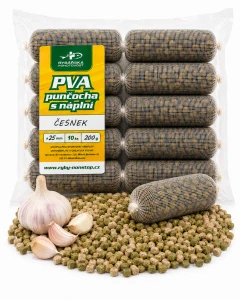PVA punčocha s náplní Česnek 25 mm – 10 ks / 200 g