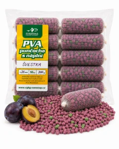 PVA punčocha s náplní Švestka 25 mm – 10 ks / 200 g