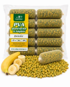 PVA punčocha s náplní Banán 25 mm – 10 ks / 200 g
