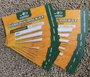 Dárkový poukaz v hodnotě 3000kč