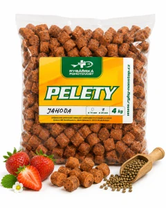 Pelety 14mm Jahoda 4kg
