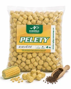Pelety 14mm Kukuřice 4kg