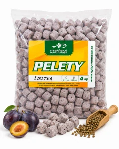 Pelety 14mm Švestka 4kg