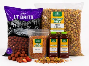 Kaprový set Jahoda 20 mm – 10 kg boilies + 10 kg pelet