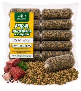 PVA punčocha s náplní Masový mix 35 mm – 10 ks / 500 g
