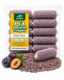 PVA punčocha s náplní Švestka 35 mm – 10 ks / 500 g