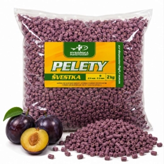 Pelety 3mm  ŠVESTKA 2kg
