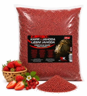 DK FISHING krmítková směs Kapr-Jahoda/lesní jahoda 3kg